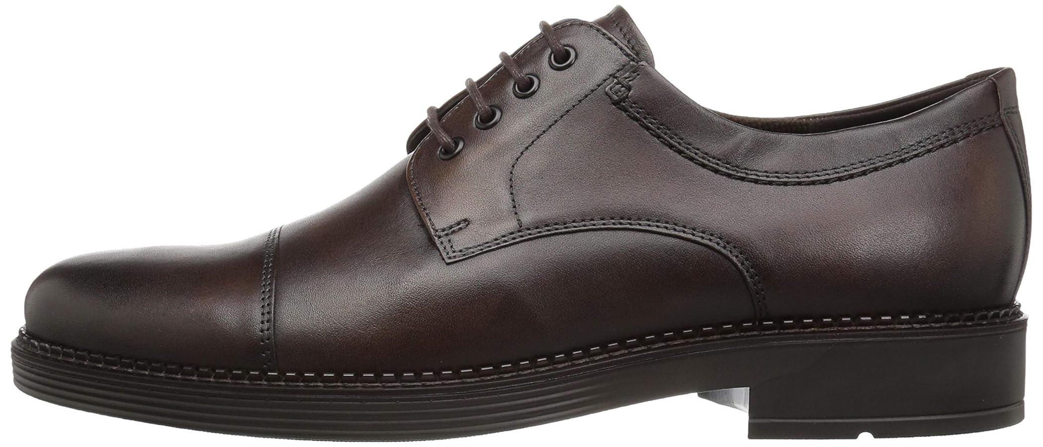 Amazon.com | ECCO Men's Newcastle Cap Toe Tie Oxford, Cocoa